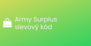 Army Surplus slevový kód