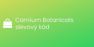 Carnium Botanicals slevový kód